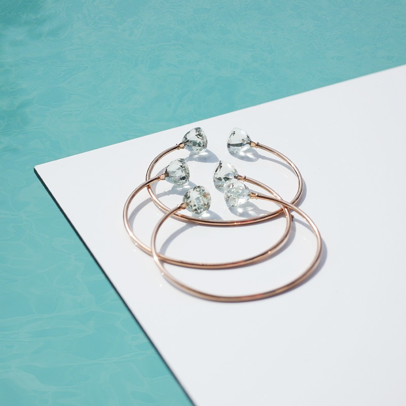 Bracelet angle souple ouvert - Bijoux en or pour femme - Collection Corsica Giulia